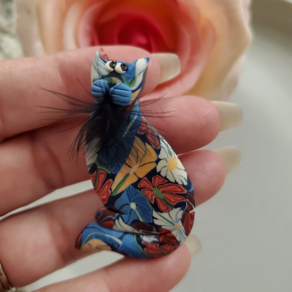 Cat Brooch - Picture 6 of 7
